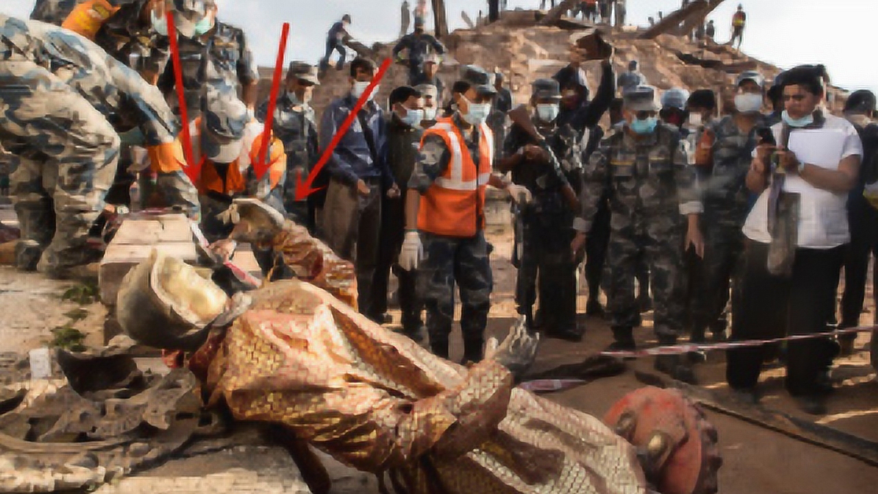 汶川地震灵异图片