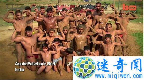 印度有个猛男村肌肉型男不分老少羞红女人脸